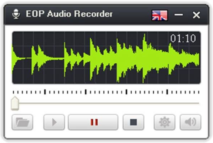 phần mềm ghi âm máy tính Eop Audio Recorder