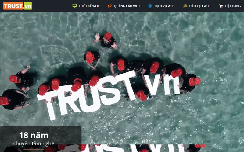 Công ty thiết kế web TRUST